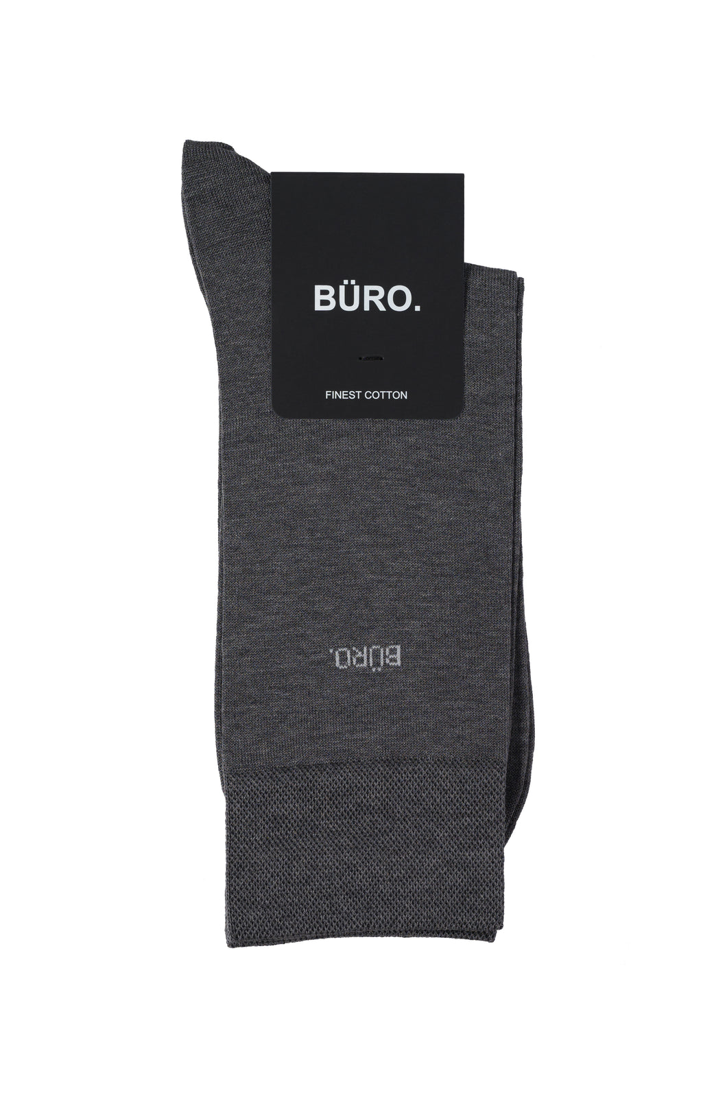 BÜRO. Socks, Grey Finest Cotton